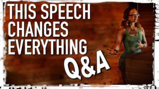 The Change Everything Speech: Q&A Session