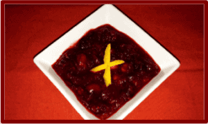 Citrus Spiked Cranberry Sauce from York and Spoon